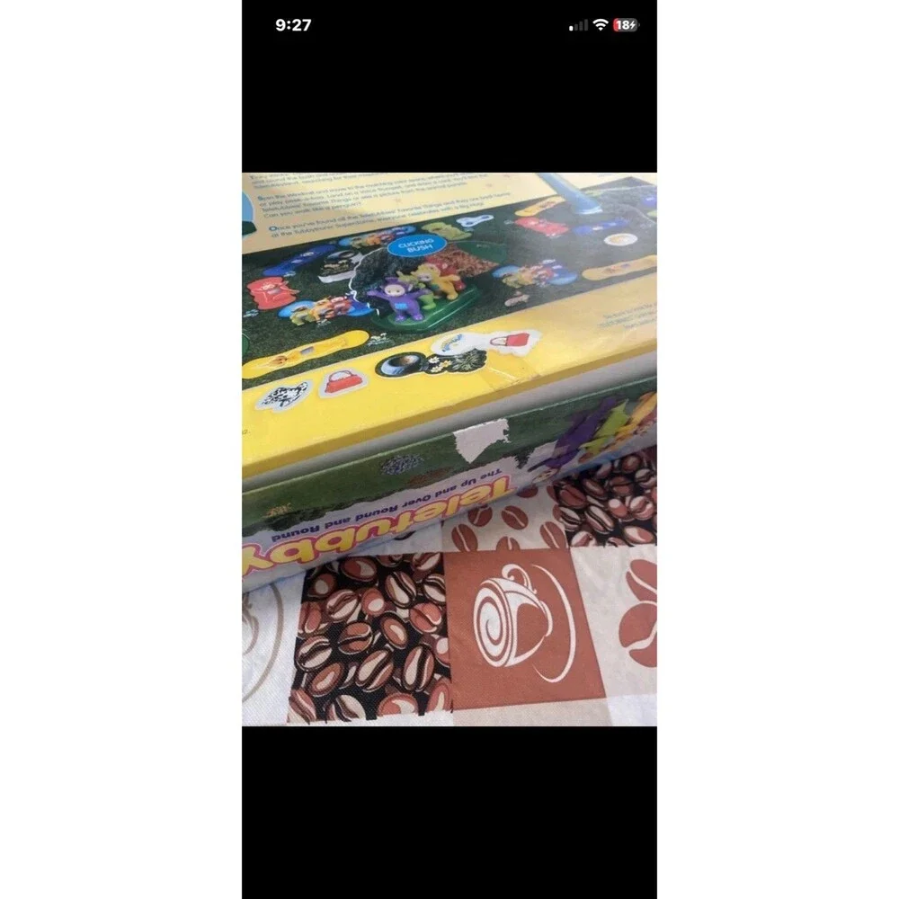 Vintage 1998 Milton Bradley Teletubbies Teletubbyland Board Game Incomplete
